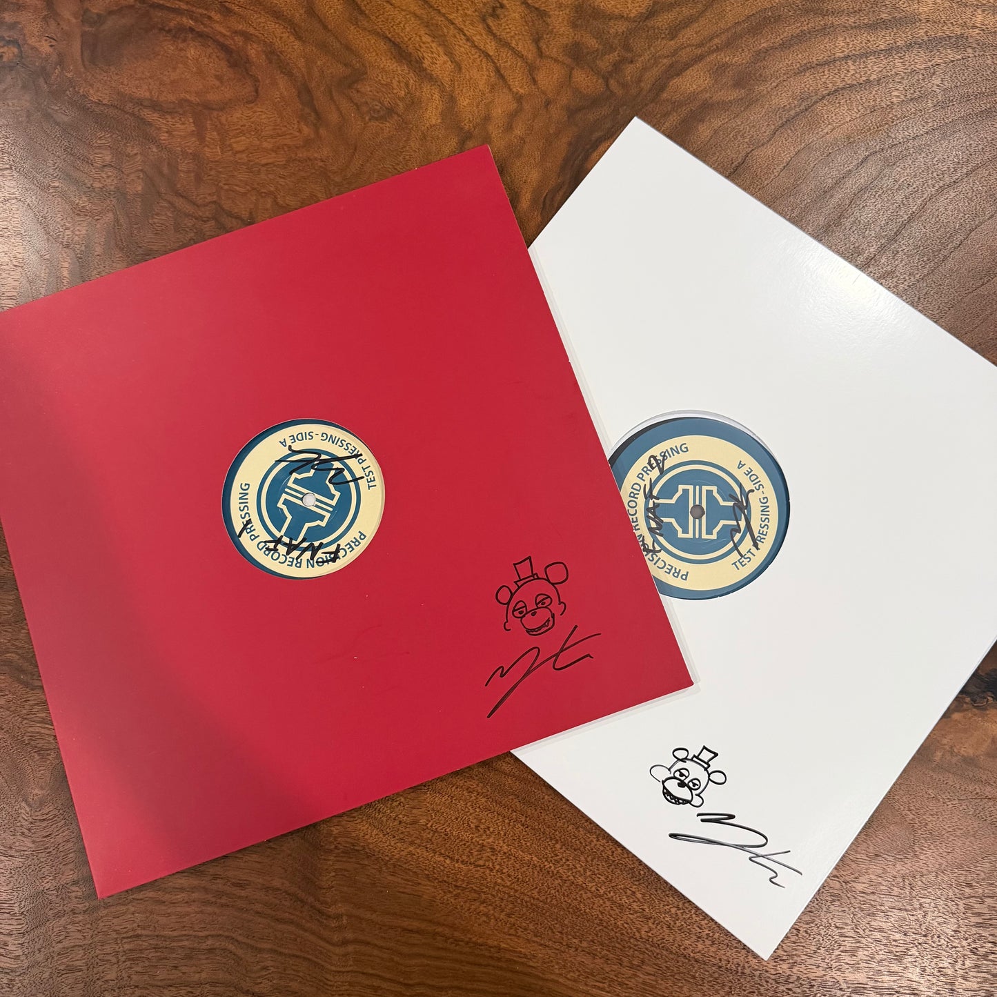 NateWantsToBattle Vinyl Proof - “Five Nights at Freddy's Dual LP" 2