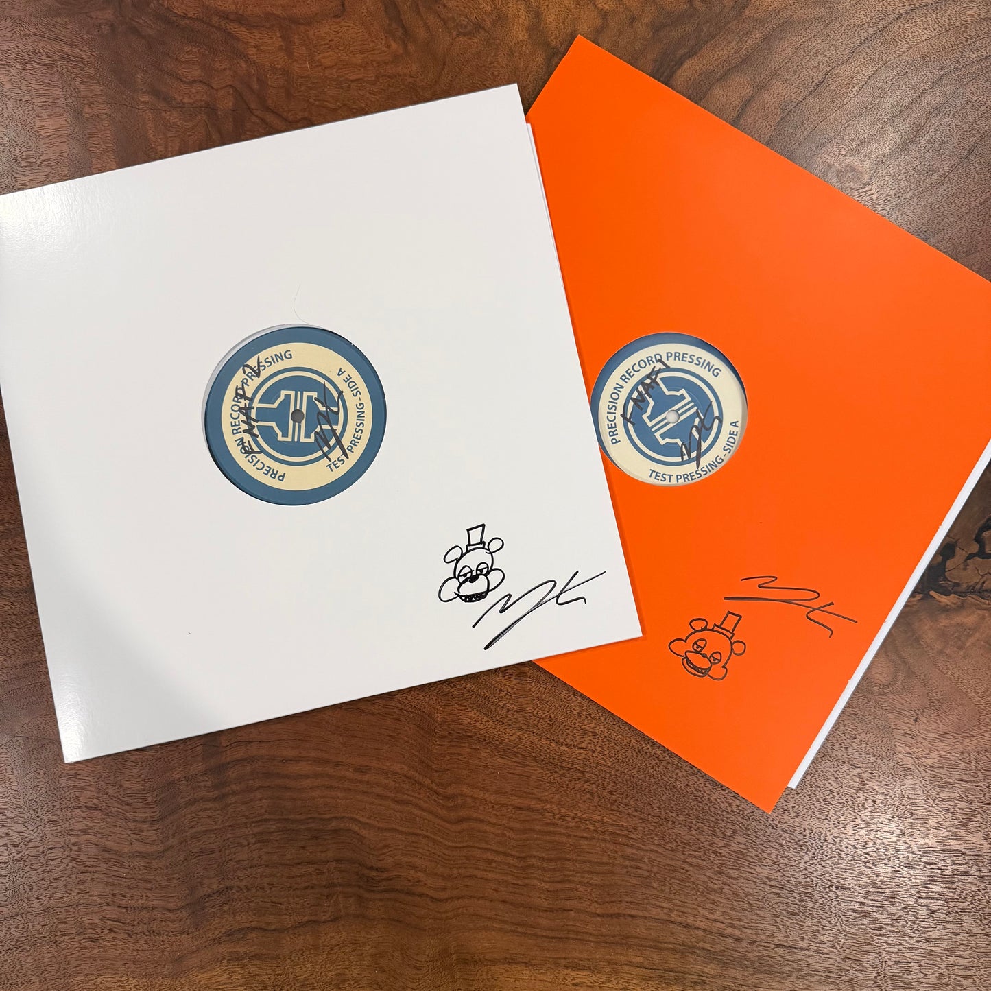 NateWantsToBattle Vinyl Proof - “Five Nights at Freddy's Dual LP" 3