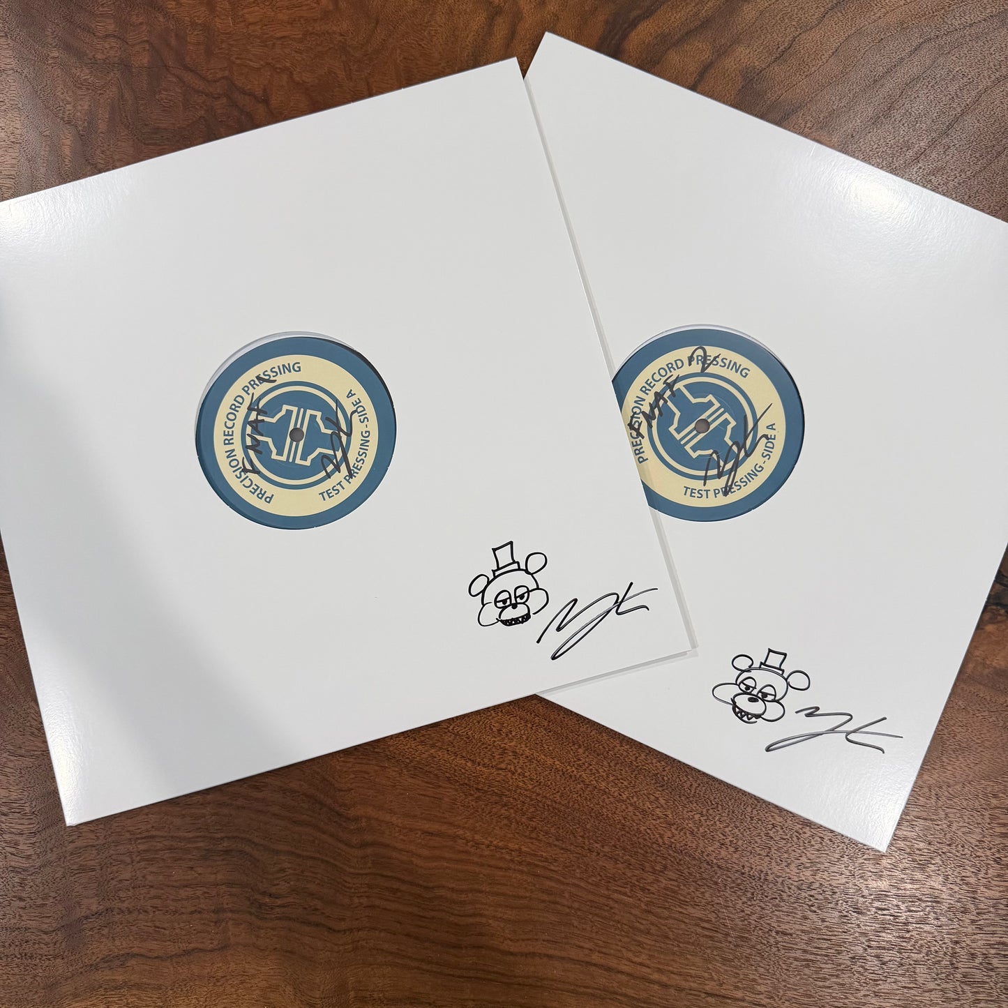 NateWantsToBattle Vinyl Proof - “Five Nights at Freddy's Dual LP" 4